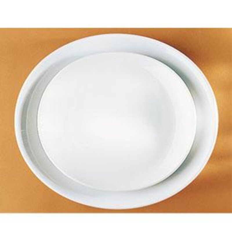 Oval steaktallerken 23x20,5 cm