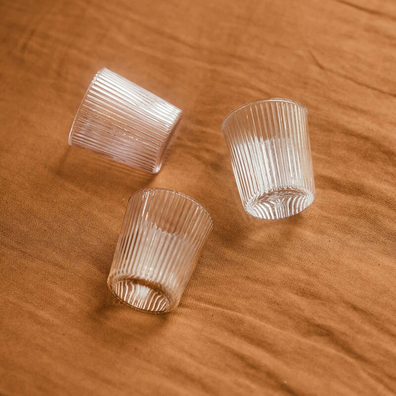 Ribbed Elegance glass White Haven 25 cl