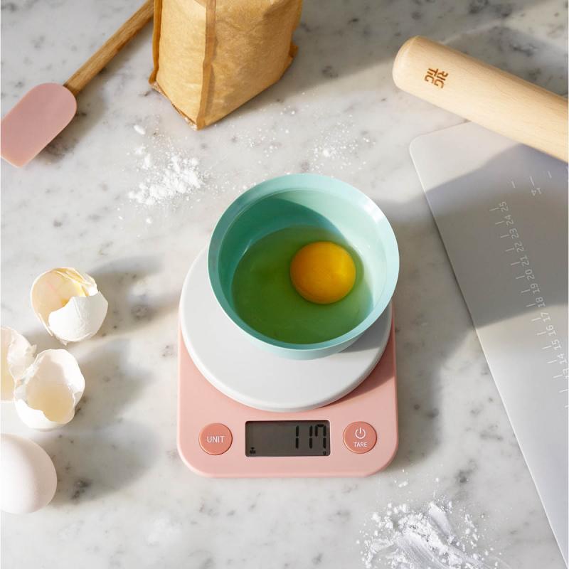 FOODIE kjøkkenvekt 0,5 kg light rose