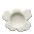 Unikko lysestake 10 cm matt hvit
