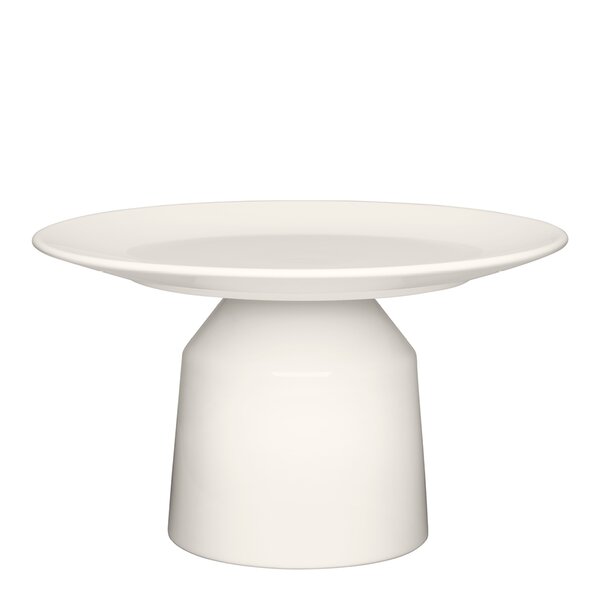 Solare høyt serveringsfat 24x14 cm hvit