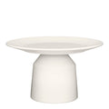 Solare høyt serveringsfat 24x14 cm hvit