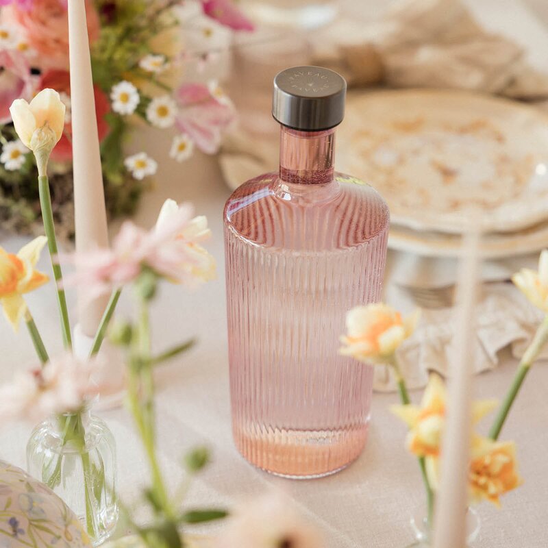 Ribbed Elegance flaske Pink 1,25L rosa