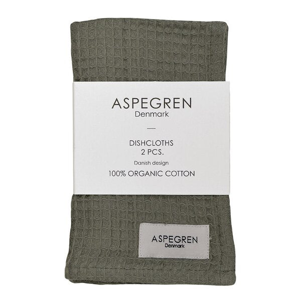North kjøkkenklut 30x35 cm 2 stk olive