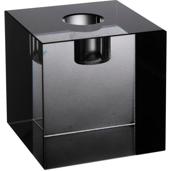 Milano lysestake kvadrat 8x8 cm smoke
