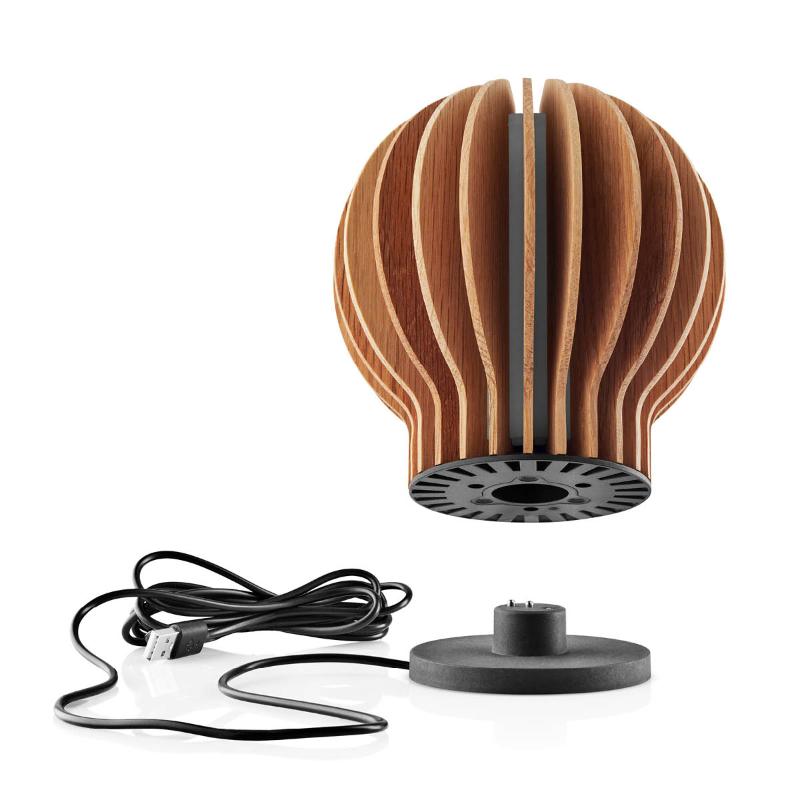Radiant rund LED lampe 15 cm eik