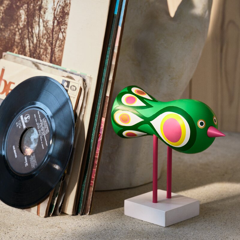 Birds 1967 no 2 16 cm grønn/rosa