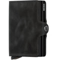 Twinwallet lommebok m/kortholder svart