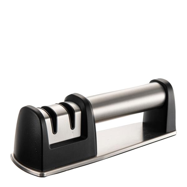 Knivsliper 20 cm svart/børstet