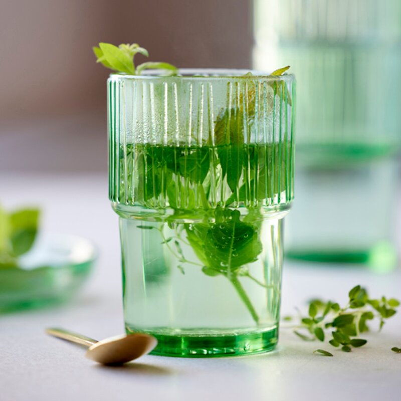 Kusintha kaffeglass 38 cl 4 stk grønn