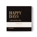Fotoalbum happy days liten svart