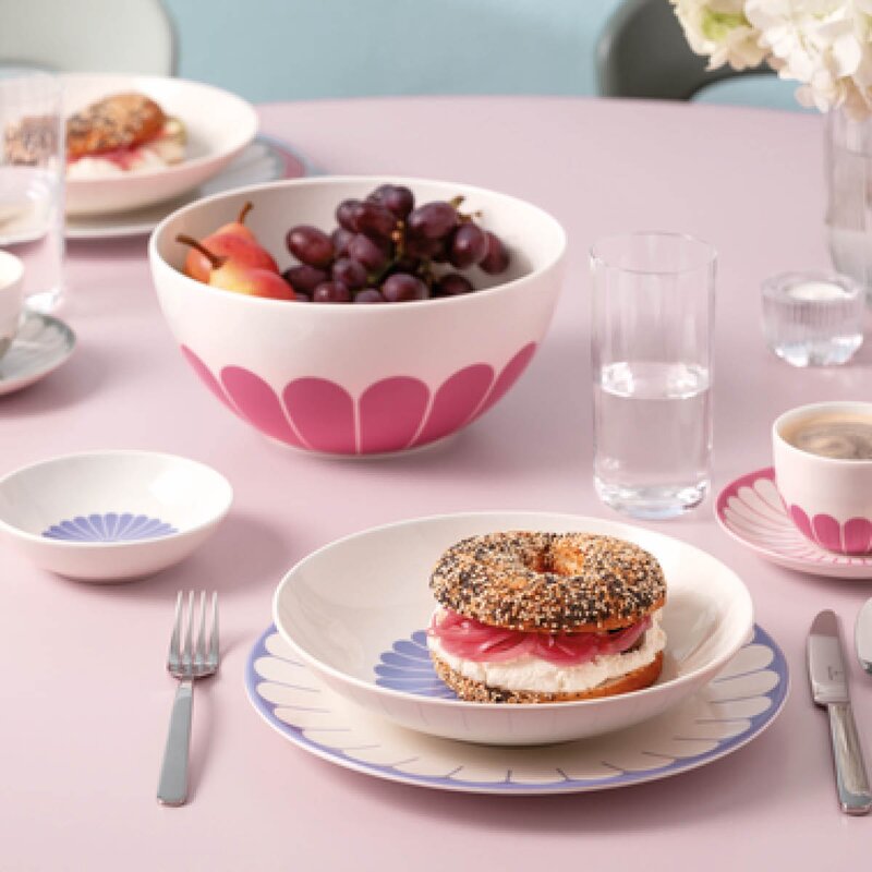 Fleur bleu pastaskål 24 cm 62 cl blå