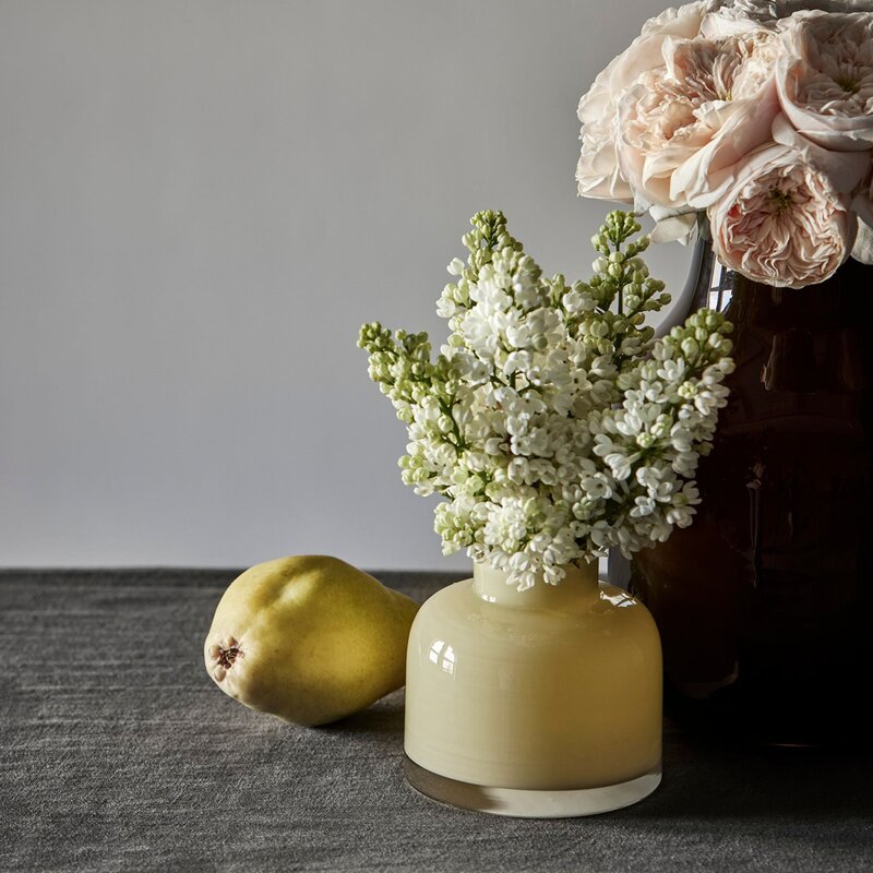 Florence vase liten 9 cm linen