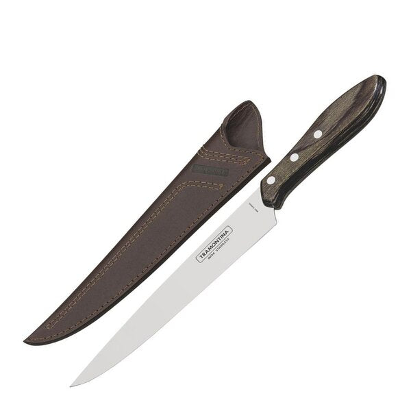Churrasco Premium kjøttkniv m/slire mørk brun