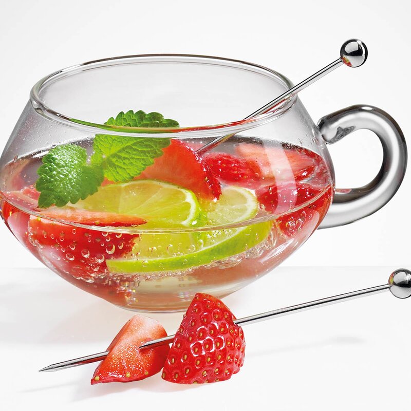 Cocktailpinner 6 stk stål