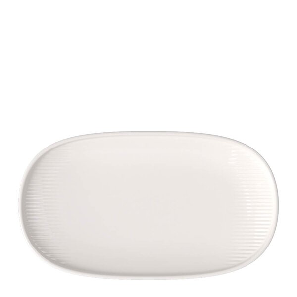 Afina tallerken 23x13 cm hvit