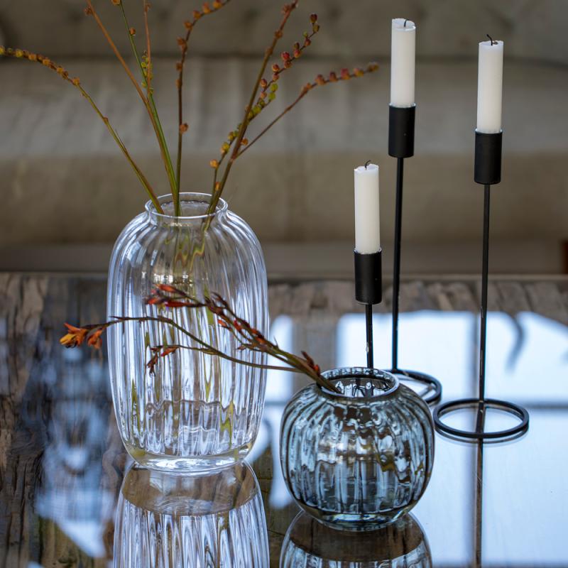 Primula vase 12,5 smoke