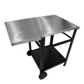 Napo avlastningsbord m/hjul 88x56x85 cm svart/børstet