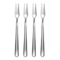 Primi påleggsgaffel 14 cm 4 stk blank