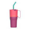 Rise Tumbler 77 cl med sugerør Pink Lemonade Kaleidoscope