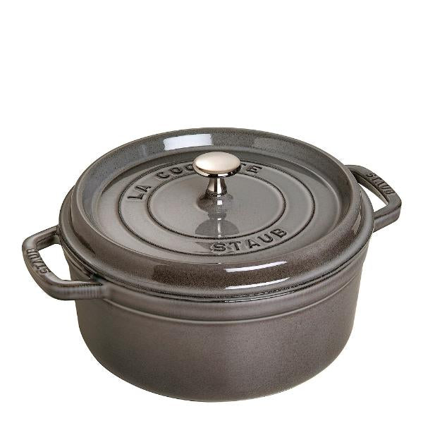 La Cocotte rund gryte 24 cm 3,8L grå