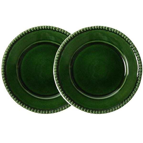 Daria tallerken 28 cm 2 stk moss
