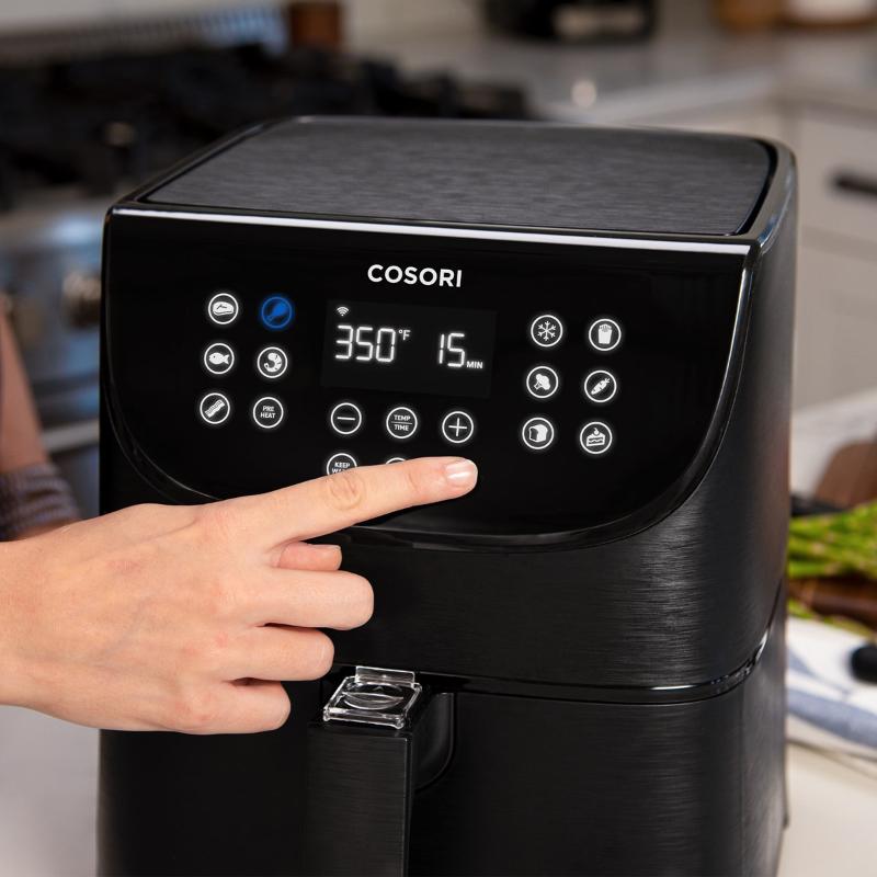 Premium Smart airfryer 5,5L/2,2 kg svart