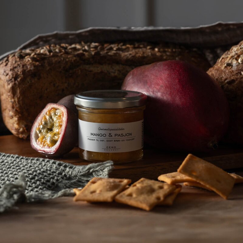 Mango & pasjonssyltetøy 113g