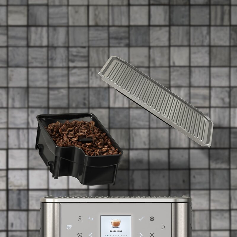 Espressomaskin helautomatisk KF6 rustfritt stål
