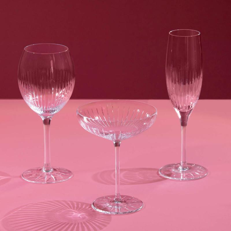 Alba champagneskål 27 cl fine line clear