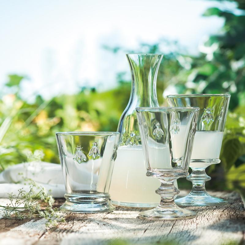 Abeille glass med stett 35 cl 6 stk