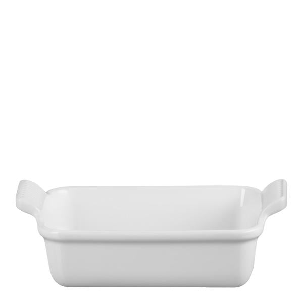 Heritage rektangulær form 19 cm white