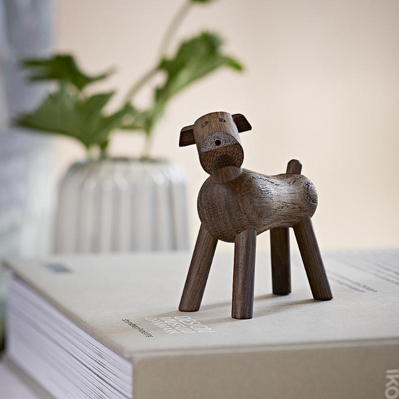 Hund Tim røkt eik 7,5 cm