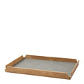 Airy teak brett 28,6x36,6 cm nupo lys grå