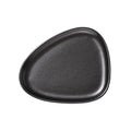 Curve Stoneware frokosttallerken 22x19 cm svart