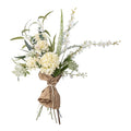 Symphonie bukett kunstig 30x103 cm hvite blomster