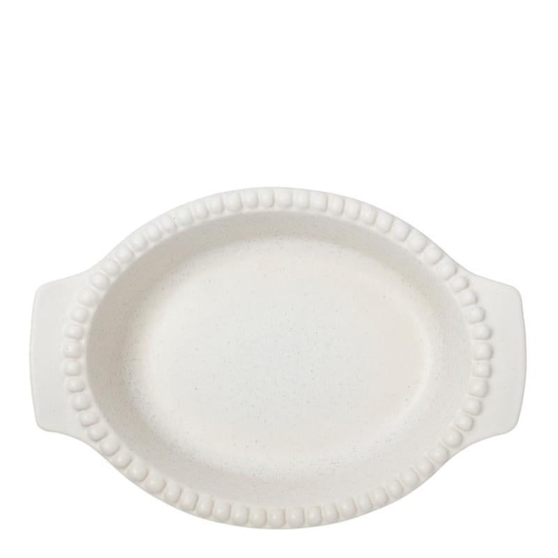 DARIA ovnsform 26 cm cotton white