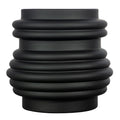 Mila vase 26,5x25 cm svart