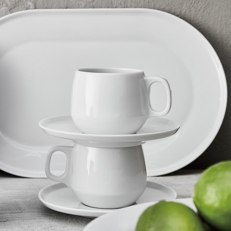 ENSO ovalt fat 35x22 cm super white