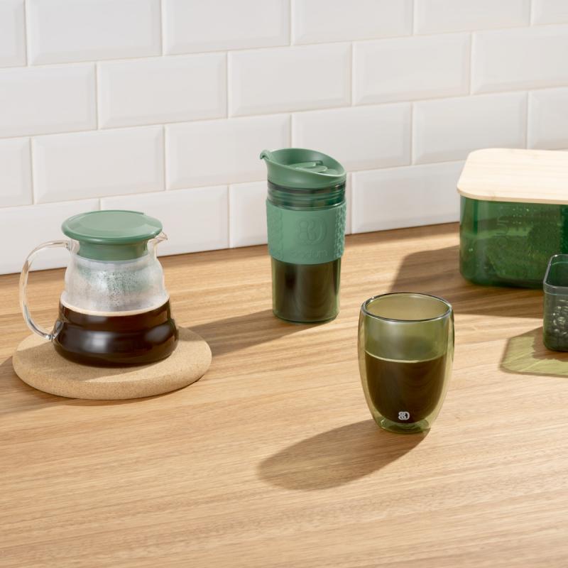 Pavina glass 35 cl 2 stk grønn