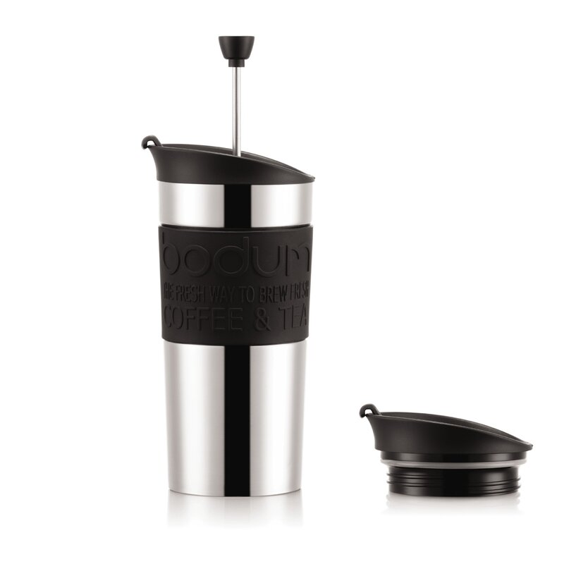 Travel press termokopp 35 cl svart