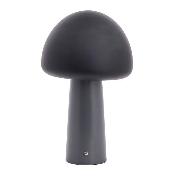 Nellie bærbar LED-lampe 33 cm mørkegrå