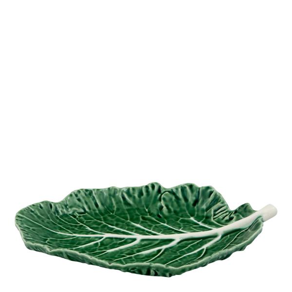 Cabbage serveringsfat kålblad 28 cm grønn