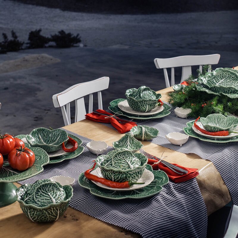 Cabbage skål m/lokk 13,5 cm kål grønn