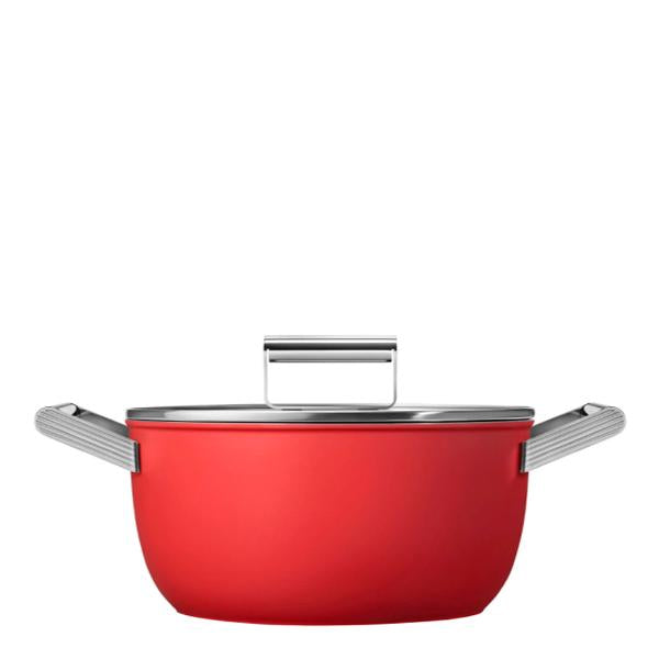 Gryte 24 cm 4,8L rød