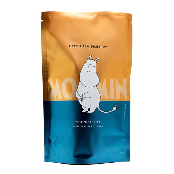 Mummi refill Mummitrollet grønn te blåbær 100g