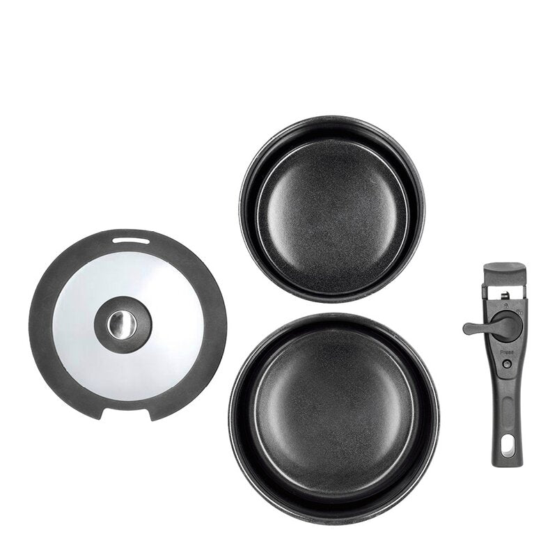 Grytesett avtakbart håndtak 1,1/2,4L aluminium/keramisk