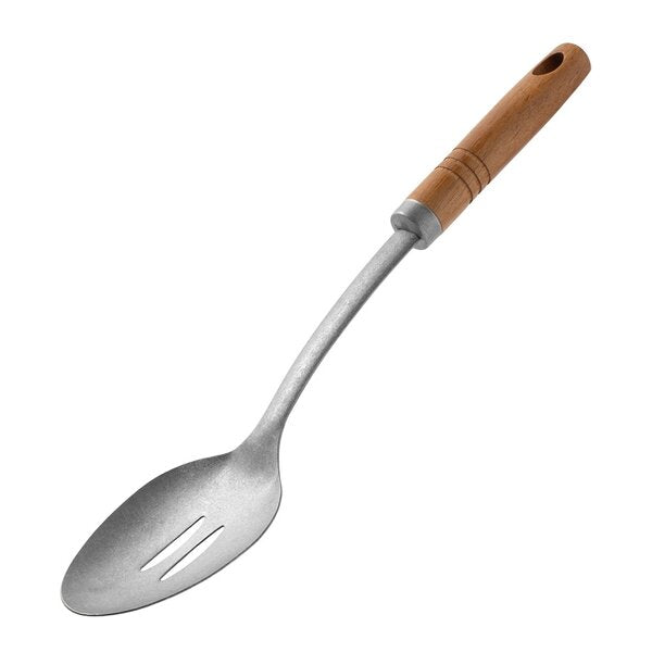 Signerat serveringsskje 33 cm natur/børstet stål