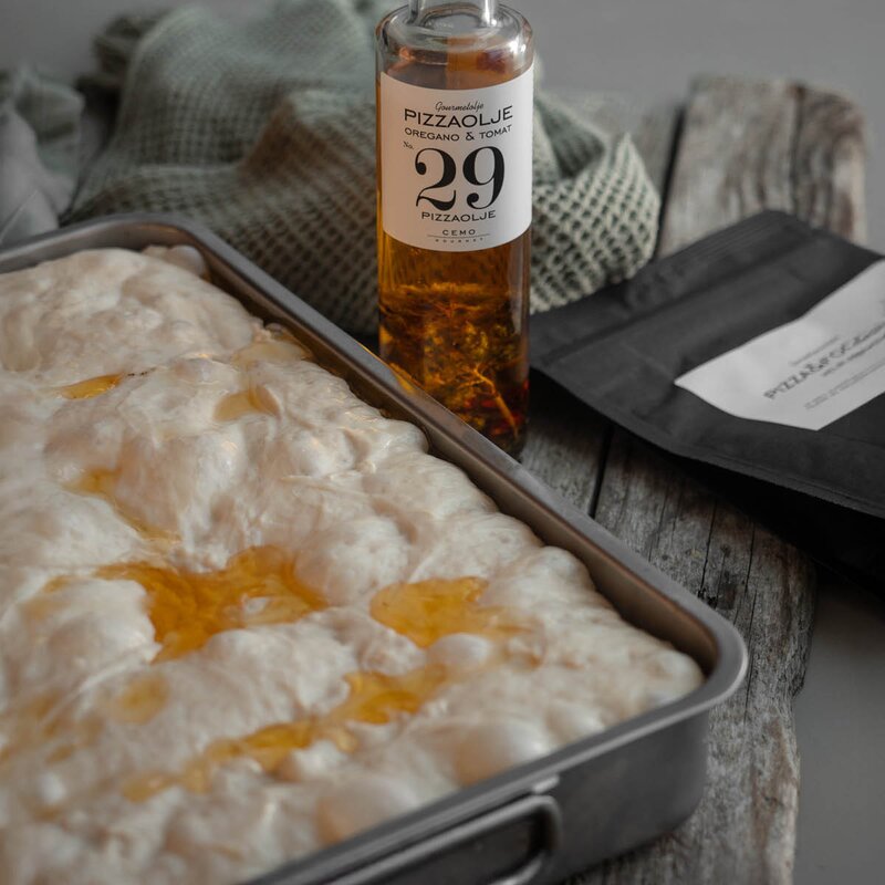 Gourmet pizza-og focaccia melblanding 350g