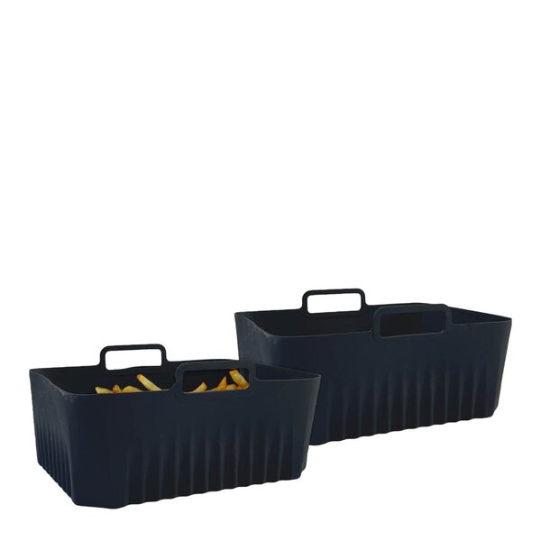 Silikonformer til airfryer 17,5x21x8 cm 2 stk